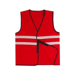 Order volunteer work vest, questionnaire reflective vest, chest Velcro, reflective tape design SKVT039 Order volunteer work vest, questionnaire reflective vest, chest Velcro, reflective tape design SKVT039